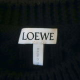 Loewe Anagram Sleeveless Sweater Black Wool Size Extra Small New