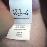 Rails Steffi Plaid Jacket Mauve/Ivory Wool-Blend Size Medium