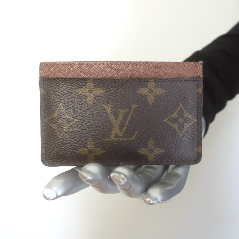 Louis Vuitton Monogram Card Holder Ebony &amp; Armagnac