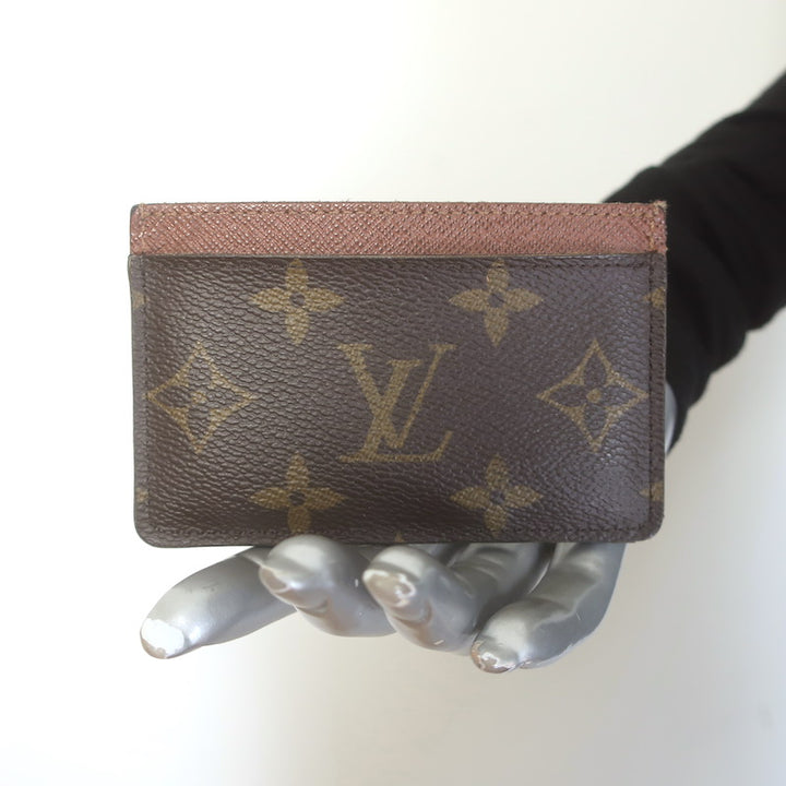 Louis Vuitton Monogram Card Holder Ebony &amp; Armagnac