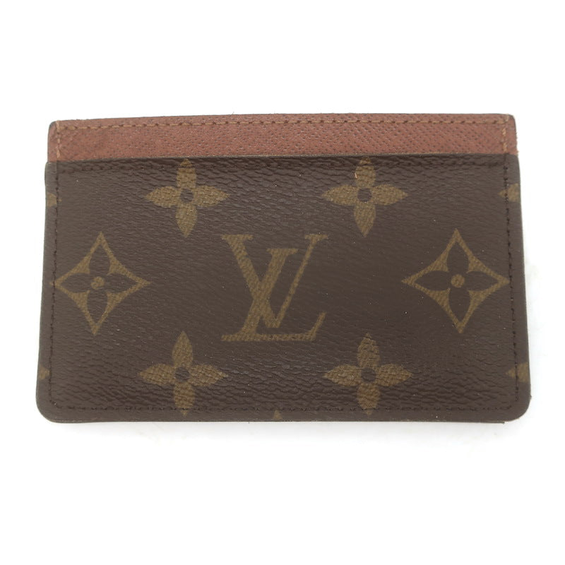 Louis Vuitton Monogram Card Holder Ebony &amp; Armagnac