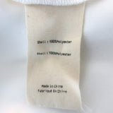 L'Agence Ava Lace Cuff Blouse White Size Medium Long Sleeve Button-Up Top