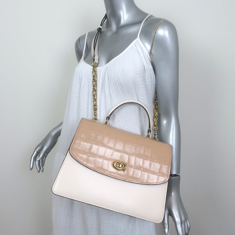 Coach Parker Top Handle Parker In Colorblock Parker Top Handle 32