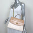 COACH Parker 32 Top Handle Bag Beechwood/Cream Croc-Embossed Leather