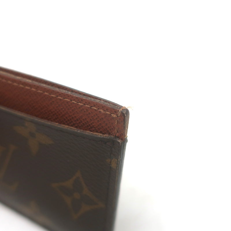 Louis Vuitton Monogram Card Holder Ebony &amp; Armagnac
