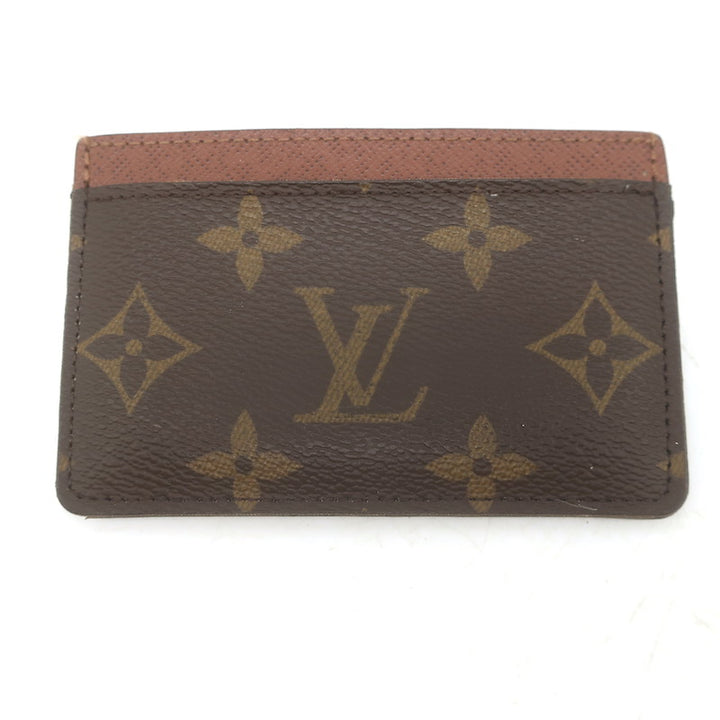 Louis Vuitton Monogram Card Holder Ebony &amp; Armagnac