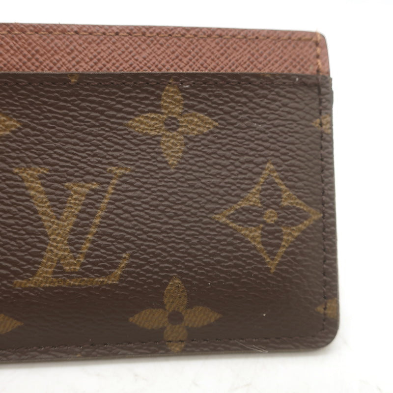 Louis Vuitton Monogram Card Holder Ebony &amp; Armagnac