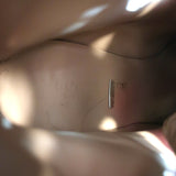 Gucci Trip Faux Pearl-Embellished Combat Boots Black Leather Size 38.5