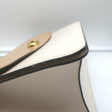 COACH Parker 32 Top Handle Bag Beechwood/Cream Croc-Embossed Leather