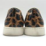 Christian Louboutin Manitoboat Spike Sneakers Leopard/White Ombre Patent Size 38
