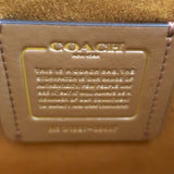 COACH Parker 32 Top Handle Bag Beechwood/Cream Croc-Embossed Leather