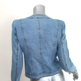 Veronica Beard Ferazia Denim Multi-Pocket Jacket Light Indigo Size 0