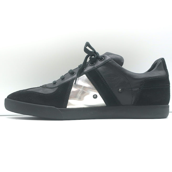 Dior Homme B01 Metallic Low Top Sneakers Black/Silver Size 42.5