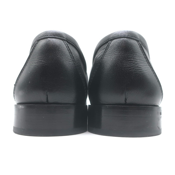 Bottega Veneta Astaire Knot Loafers Black Leather Size 39.5