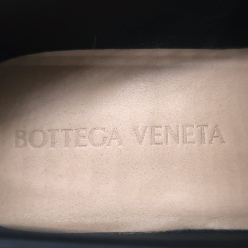 Bottega Veneta Astaire Knot Loafers Black Leather Size 39.5