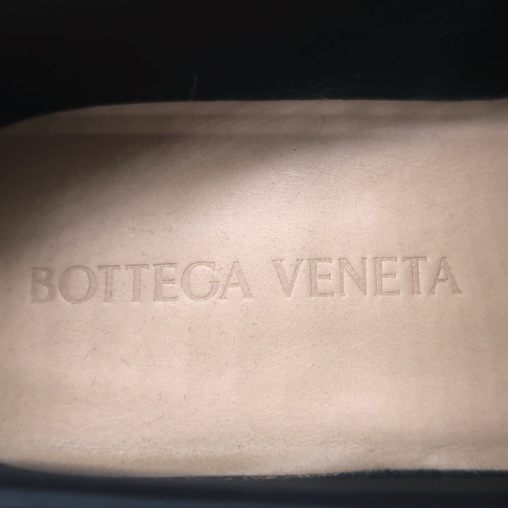 Bottega Veneta Astaire Knot Loafers Black Leather Size 39.5