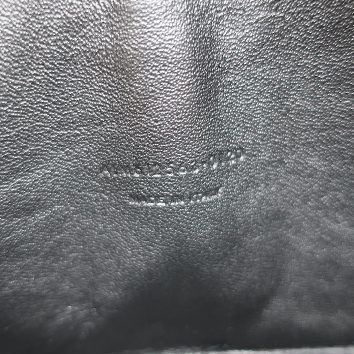 Saint Laurent Monogram Mini Lou Camera Bag Black Croc-Embossed Leather