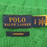 Polo Ralph Lauren Cabled Cashmere Crewneck Sweater Green Size Small