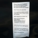 Fleurette Fox Fur Collar Wrap Coat Dark Gray Wool-Blend Size 14