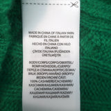 Polo Ralph Lauren Cabled Cashmere Crewneck Sweater Green Size Small
