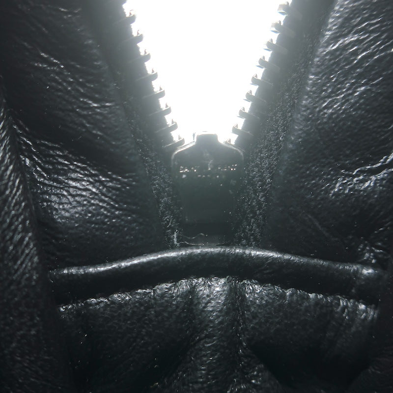Saint Laurent Monogram Mini Lou Camera Bag Black Croc-Embossed Leather
