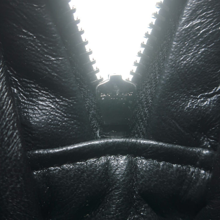 Saint Laurent Monogram Mini Lou Camera Bag Black Croc-Embossed Leather