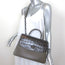 COACH Parker 32 Top Handle Bag Brown/Moss Croc-Embossed Leather Shoulder Bag