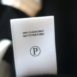 Brochu Walker Eton Layered Crew Looker Sweater Black Wool-Cashmere Size Small