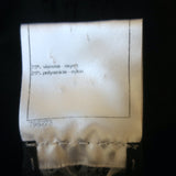 Chanel 11C Smocked Pointelle Knit Dress Black Size 40