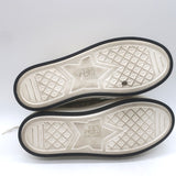 Christian Dior Walk'n'Dior Shearling Platform Sneakers Taupe Oblique Size 38