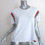Aviator Nation Prism Boyfriend Tee White/Rainbow Size Medium Short Sleeve Top