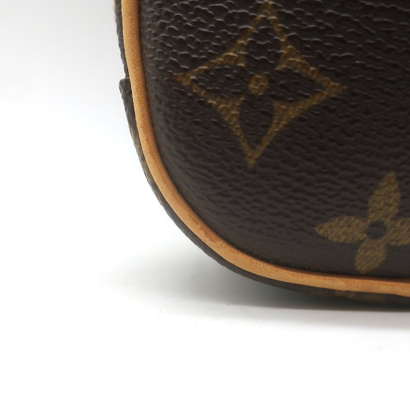 Louis Vuitton Pochette Gange Monogram Canvas Crossbody Bag Brown