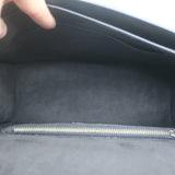 COACH Parker 32 Top Handle Bag Brown/Moss Croc-Embossed Leather Shoulder Bag