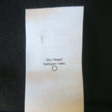 Rag & Bone Penny Striped-Sleeve Mini Dress Black Silky Knit Size Large