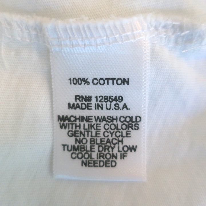 Aviator Nation Prism Boyfriend Tee White/Rainbow Size Medium Short Sleeve Top