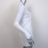 M Missoni Jacquard Knit Cardigan White Cotton-Blend Size 40 Open-Front Sweater