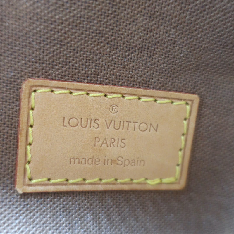 Louis Vuitton Pochette Gange Monogram Canvas Crossbody Bag Brown