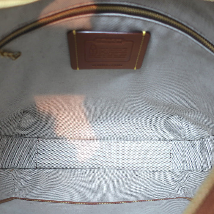 COACH Ergo 33 Shoulder Bag Saddle Brown Leather Large Hobo NEW