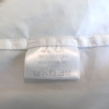 Pour Les Femmes Cap Sleeve Nightgown White Lace-Trim Cotton Size Medium