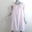 Pour Les Femmes Cap Sleeve Nightgown Light Pink Lace-Trim Cotton Size Medium