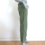 Frank & Eileen Blackstone Utility Pants Army Green Stretch Cotton Size 4