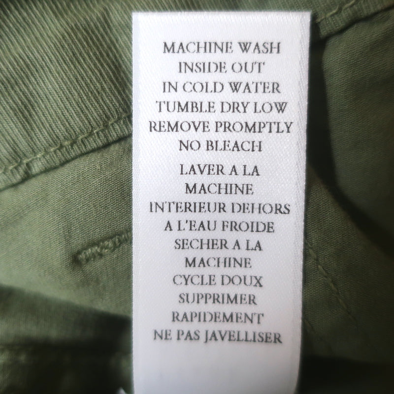 Frank &amp; Eileen Blackstone Utility Pants Army Green Stretch Cotton Size 4