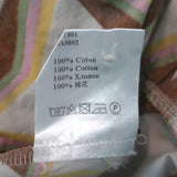 La DoubleJ Choux Ruffled Mini Shirtdress Cream Printed Cotton Size Extra Small