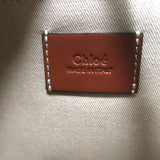 Chloe Corita Kent Embroidered Canvas Tote Beige Large Shoulder Bag NEW