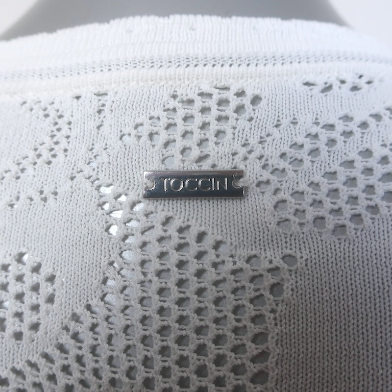 Toccin Annabelle Floral Lace Cardigan White Size Small
