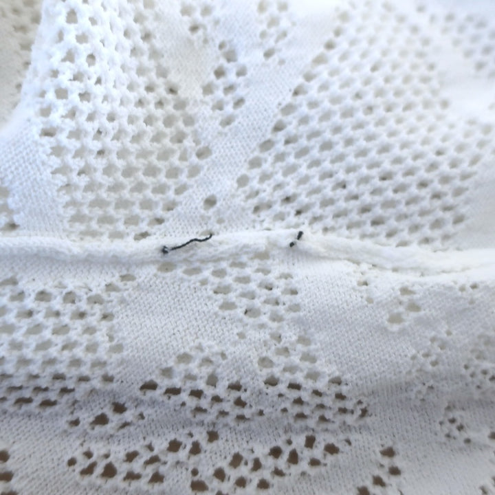 Toccin Annabelle Floral Lace Cardigan White Size Small