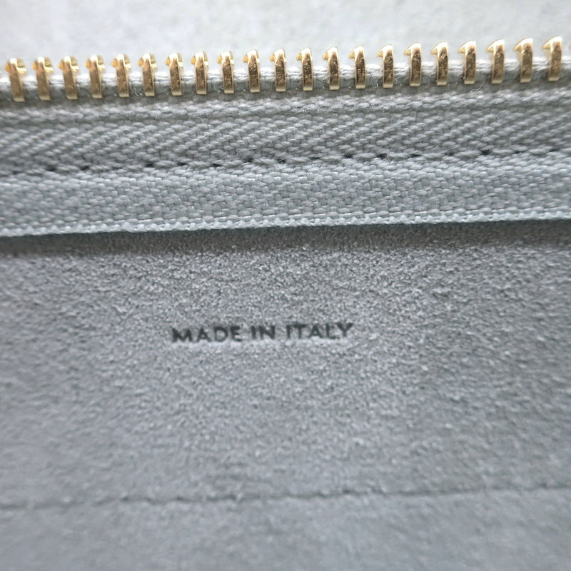 Celine Nano Belt Bag Soft Blue Grained Leather Crossbody