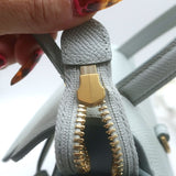 Celine Nano Belt Bag Soft Blue Grained Leather Crossbody