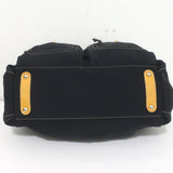 Tod's Pashmy Multi-Pocket Media Tote Black Nylon Large Shoulder Bag