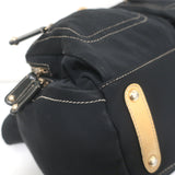 Tod's Pashmy Multi-Pocket Media Tote Black Nylon Large Shoulder Bag